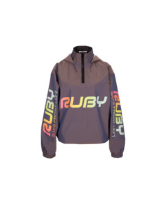 Tops: FRONT LEFT PARKA IRIDESCENT