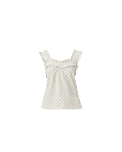 Tops: PASSIONFRUIT TOP NAVY CREAM STRIPE