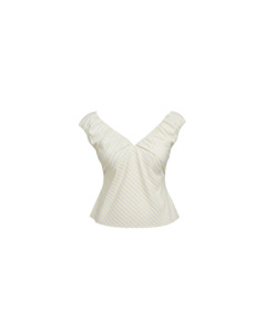 Tops: RAQUEL TOP BUTTER BLUE STRIPE