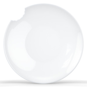 2 Deep Plates with bite Ø 24cm