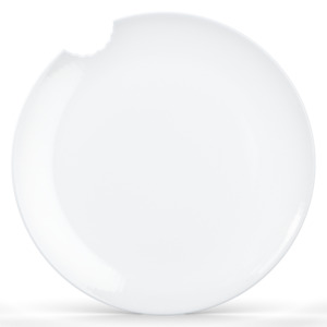 2 Dining Plates with bite Ø 28cm