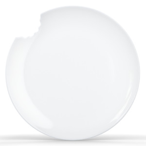 Tassen: 2 Dessert Plates with bite  Ø 20cm