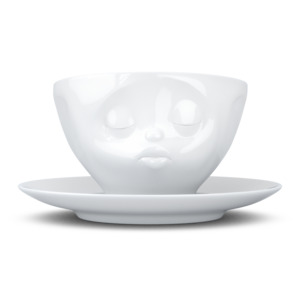 Tassen Cups: Tea cup with saucer 200ml - Kissing