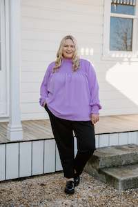 Size 14 Sale: Clara Top LS - Lilac