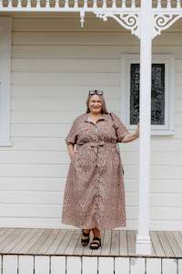 Size 14 Sale: Sam Dress - Leopard