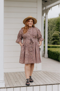 Size 20 Sale: Emerald Dress - Leopard