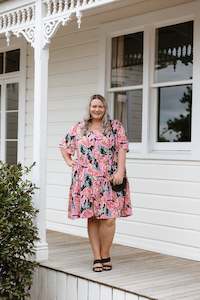 Eden Dress - Black Floral