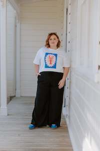 Barry Pants - Black/Black Heart