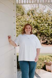 Oversized Tee - White