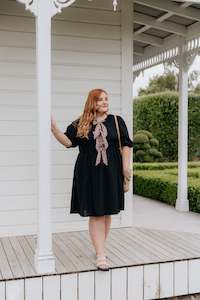 Sale Under 100 Size Xs: Beau Dress - Black/Leopard