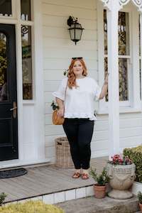 Sale Under 100 Size S: Odette Blouse - White