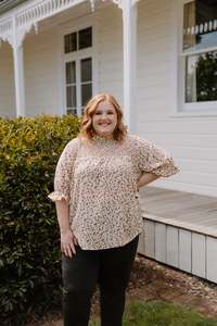 Clara Top - Antique Floral