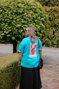 Xs 16: Oversized Band Tee - Lobster