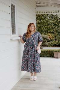 Xs 16: Mabel Dress - Navy Floral