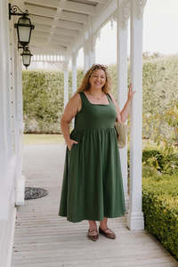 Molly Dress - Khaki