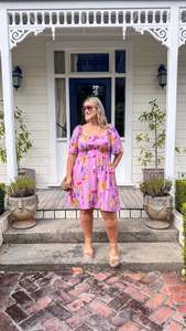 Junie Dress - Pink Vase