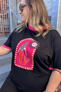 Xs 16: Oversized Tee - Mermaid