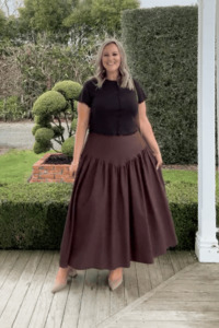 Xxs 14: Poppy Skirt - Chocolate