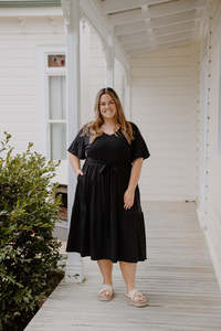 All: Bloom Dress - Black
