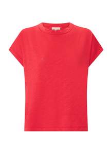Tops: POL MAST TEE RED