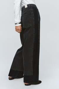 MARLE BORDER JEAN BLACK/BLACK WASHED