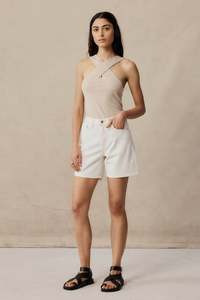MARLE JEAN SHORT IVORY