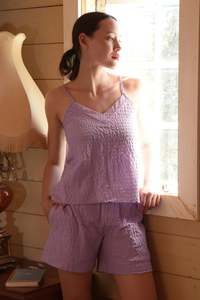 CURATE BY TRELISE COOPER THE NIGHT OWL SLEEPWEAR SET LILAC
