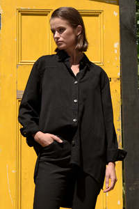 Curate By Trelise Cooper: CURATE BY TRELISE COOPER SHIRT AND RESCUE JACKET BLACK
