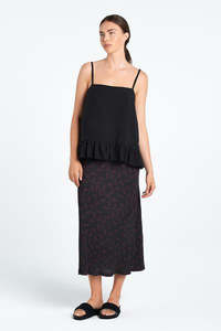 NYNE SCULPTURE SKIRT PAISLEY