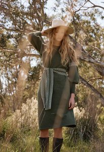 Once Was: ONCE WAS SIERRA KNIT MIDI DRESS