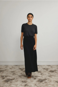 Standard Issue: STANDARD ISSUE MERINO FLARED SKIRT