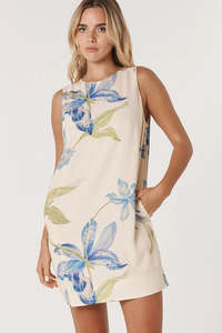 Dresses Jumpsuits: FATE & BECKER ANTHEA SHIFT DRESS WHITE FLORAL