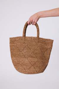 MARLOW SANTORINI BUCKET BAG TEA