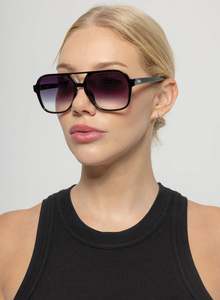 Eyewear: OTRA KORI SUNGLASS BLACK SMOKE