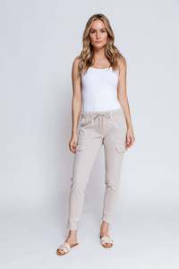 ZHRILL DAISEY PANT BEIGE