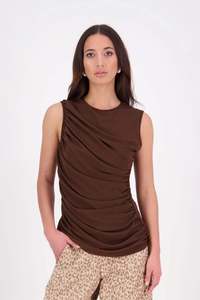 NES LYLA MESH TANK COCONUT HUSK