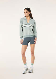P.E NATION RETREAT COLLAR KNIT