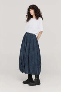 Skirts: TAYLOR SCOPE SKIRT DIFFUSED MIDNIGHT