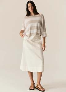 POL CARSEN SKIRT ECRU