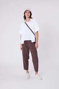 Pants: MARLOW SILO BARREL PANT CAROB