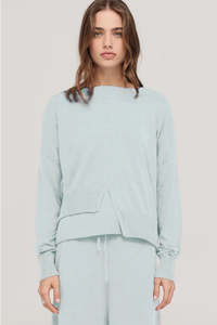 TAYLOR FLUCTUATE SWEATER MIST/IVORY