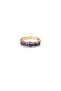 Stolen Girlfriends Club: STOLEN GIRLFRIENDS CLUB GOLD HALO CLUSTER RING