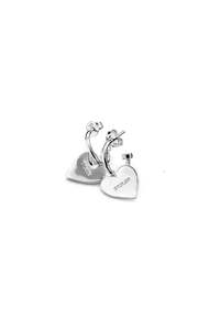 STOLEN GIRLFRINDS CLUB MAXI STOLEN HEART ANCHOR EARRINGS