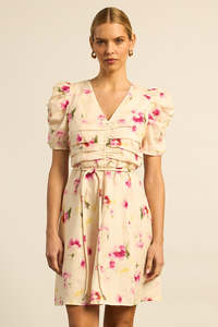 ZOE KRATZMANN MIRAGE DRESS WATERCOLOUR BLOOM