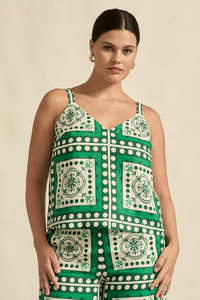 ZOE KRATZMANN MEMO TOP PARROT SCARF