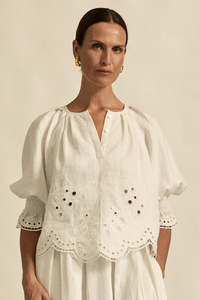 ZOE KRATZMANN DAWN TOP PORCELAIN