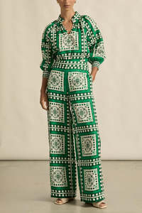 GESTURE PANT PARROT SCARF