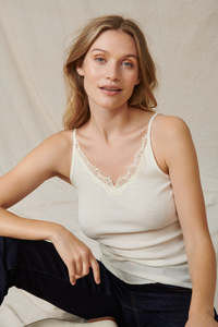 SAINT TROPEZ MAYA STRAP TOP ICE