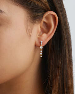 BY CHARLOTTE GOLD FOREVER YOURS DROP EARRINGS