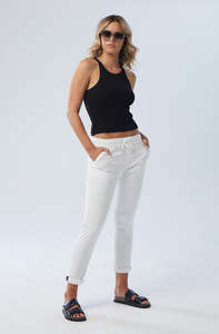 New London: NEW LONDON HOPE PANT WHITE